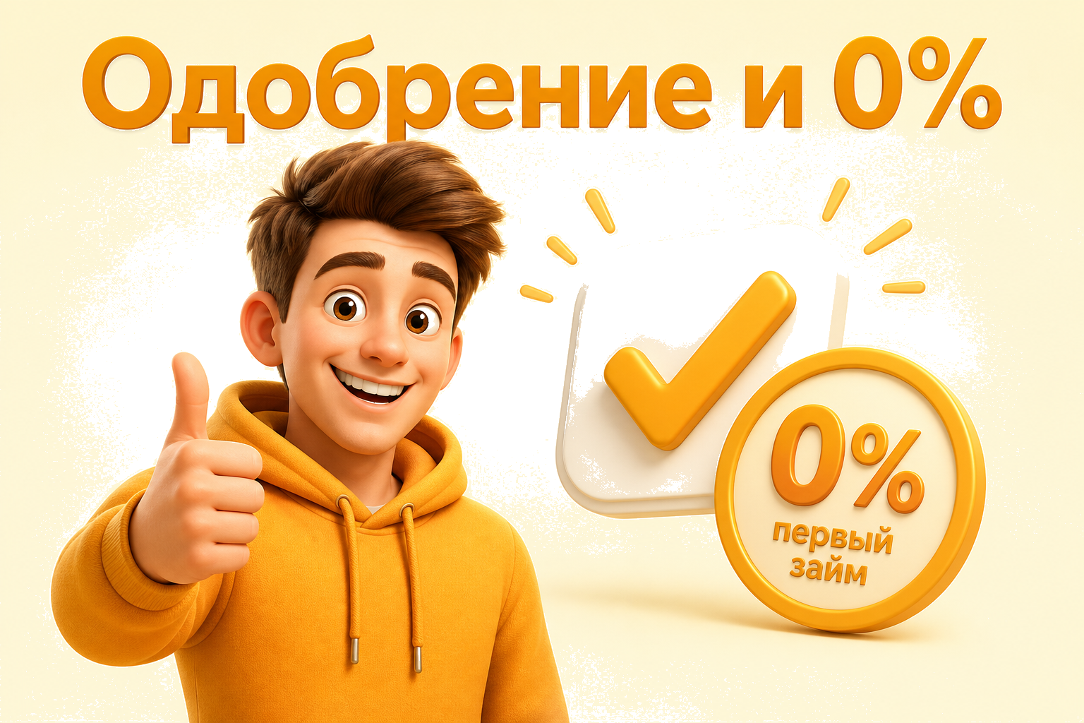 Первый заём под 0% и разные условия МФО
